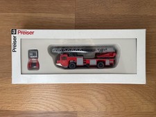 Preiser 35012 Drehleiter DLK 23-12 n.B. Magirus Feuerwehr  *unbenutzt, in OVP*