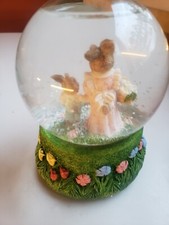 Schneekugel hasen spieluhr - schneekugel,