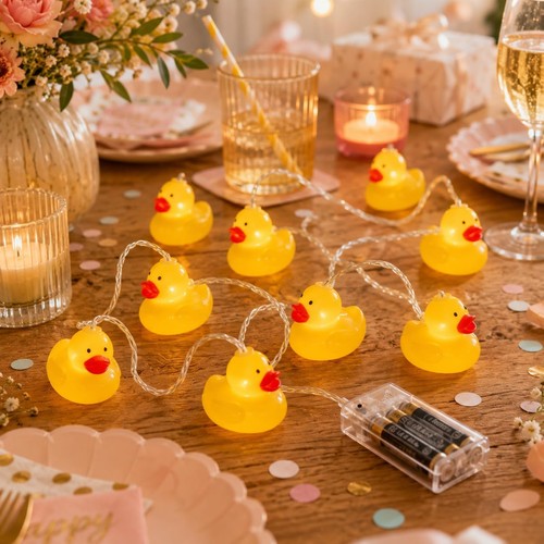 Led lichterkette ente 135cm - lichterkette,