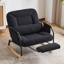 CANMOV Schaukelstuhl Schwarz