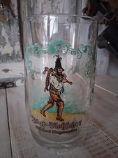 Isar Floßfahrt altes Bierglas