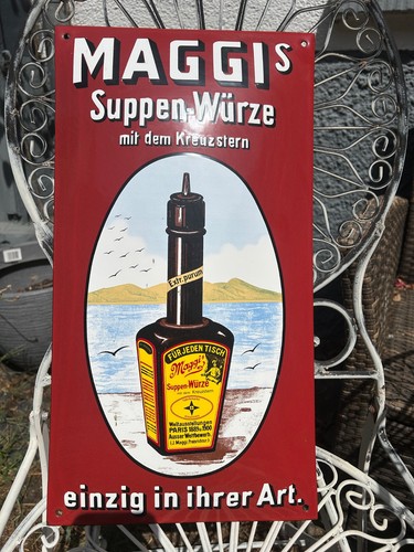 Original maggi emailleschild - original,