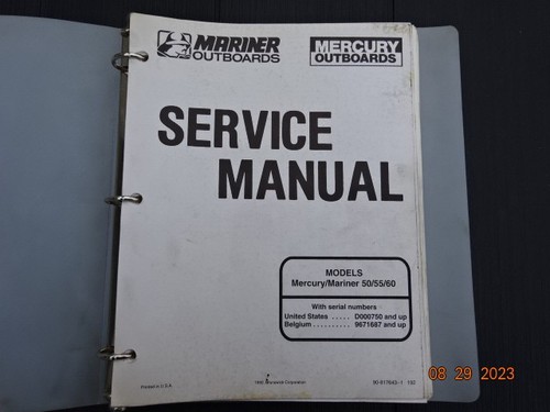 Workshop manual mercury - workshop,