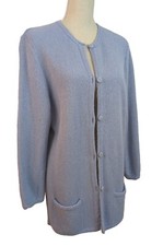 Natural Style neuwertige lange Strickjacke Cardigan Alpaka Made in Peru Gr.S