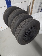 Satz Winterräder VW up Seat Mii Skoda Citigo Semperit Winterreifen Orig. Stahlf.