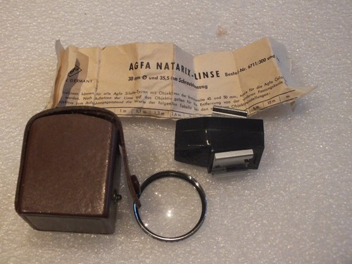 Vintage agfa natarix - linse, Ø