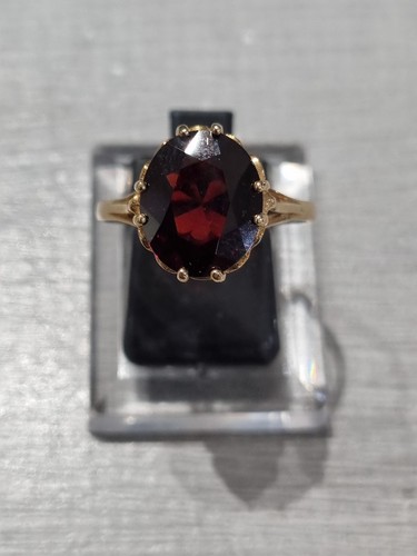 Ring gelbgold roter - ring, 9