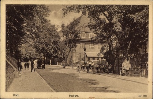 Hansestadt kiel seeburg - ak,