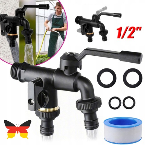 Wasserhahn doppel zoll - 1/2,