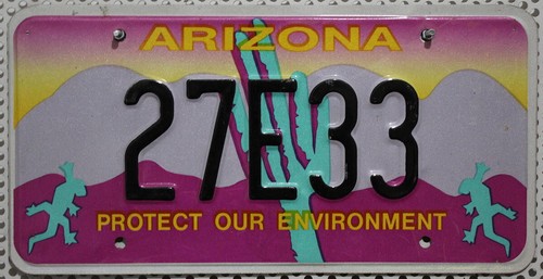 Arizona nummernschild usa - arizona,