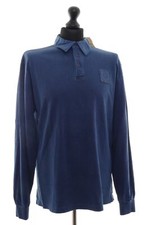 Signum Arqueonautas Herren Longshirt Pulli M blau dunkelblau Patches Baumwolle