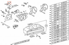 Mercedes Benz W201 190 W124 W126 T5 Tachobeleuchtung Birnen Fassung Original