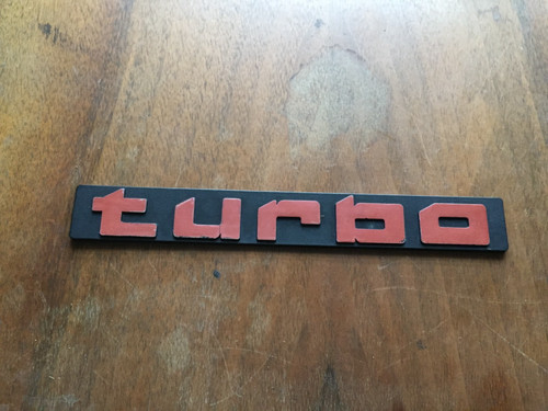 Turbo emblem logo schriftzug - emblem,