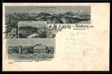 Lithographie Feldberg /Bad