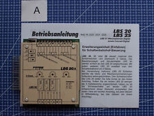 Lauer LBS 20A Schattenbahnhofsteuerung (Einfahrt) für 3 Gleise / Analog (a)