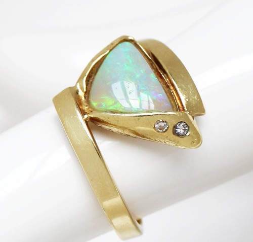 Opalring designerring karat - designerring,