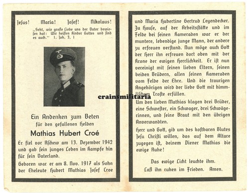 Orig sterbebild id - sterbebild, 6.id