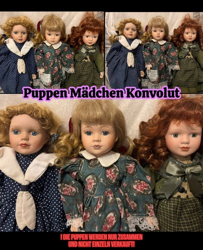 Porzellan puppen konvolut - puppen, 3