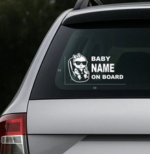 Baby on Board mit Wunschname |