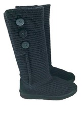 UGG Strickstiefel "Cardy" Gr. 40 schwarz, guter gebrauchter Zustand