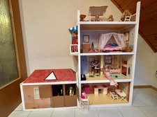 Barbie/Sindy Puppenhaus ♥️ Vintage ♥️ mit Balkon, Dachterrasse und Pferdestall