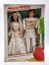 Vintage Bikin Disney's Snow White Puppen-Set: The Wedding of Snow White / NrfB