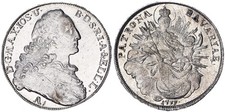 Bayern Madonnentaler Silber 1775 Maximilian III. Joseph vz/vz-prfr.   129841