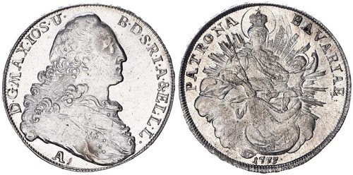 Bayern madonnentaler silber - bayern,