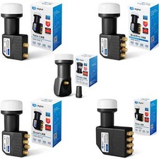 SAT LNB Single Twin Quattro Quad Octo LNC Sat Digital UHD 4K 1 2 4 8 Teilnehmer