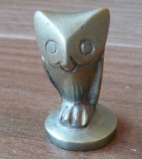 Eule Klein Goldfarben Metall