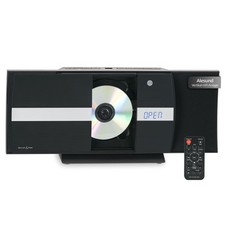 Micro Vertikal HiFi Stereo Anlage Radio CD USB MP3 Bluetooth UKW Wand Schwarz