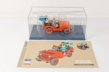 TIM & STRUPPI Tintin Automodell ROTER WILLYS JEEP AUS DER WÜSTE  Moulinsart 1/24