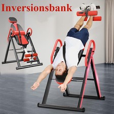 Inversionsbank Klappbar Rückenstrecker Inversion Trainer Schwerkrafttrainer Rot