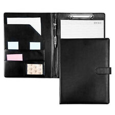 A4 Leder Klemm Brett Mappe Dokumententasche Klemmbrett Schreibmappe mit