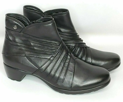 New romika leather ruched - leather,