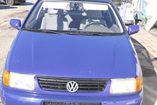 VW Polo 6N Motorhaube Frontklappe Haube vorne Klappe blau LD5D