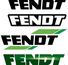 Fendt Traktor Dieselross Schriftzug Aufkleber Decal Adesivi Autocolant Sticker