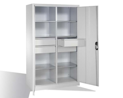 Stahlschrank mit schubladen - stahlschrank, 4