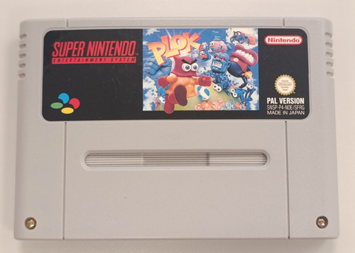 Super nintendo snes - super, plok