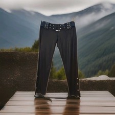 Glanzleggins Gr XL Schwarz