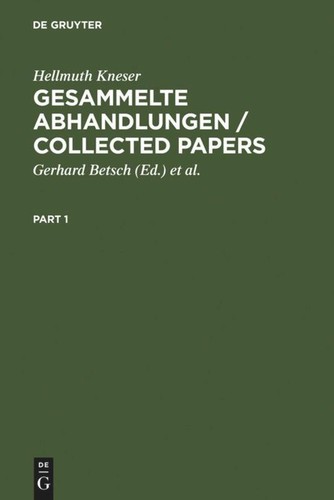 Gesammelte abhandlungen - gesammelte,