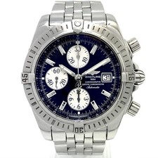 BREITLING Chronomat Evolution A13356 Automatik Datum Chronograph Schwarz Selten