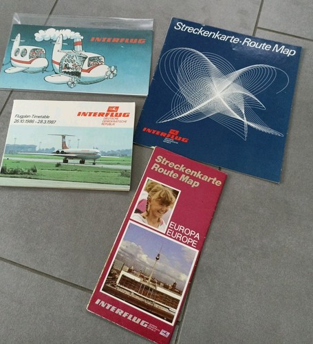 Interflug ddr flugplan - ddr,