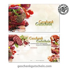 Gutscheinkarten "Standard"