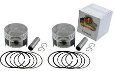 Honda CB400N '82-'83 Kolben Kit - 2. Übermaß +0.50 mm / Kolbenringe Piston rings