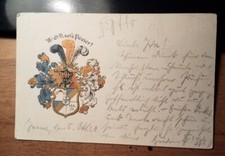 Jena - WOV - Optiker ? 1920 - Wappen / Karte Studentika