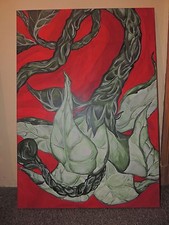 Neo Rauch Style Ölgemälde