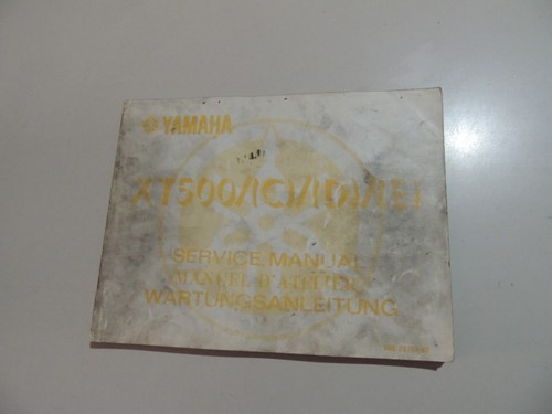 Werkstatthandbuch yamaha - yamaha, xt