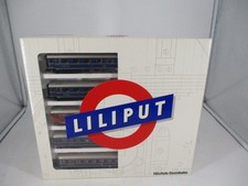 Liliput Spur H0 853 Personenwagen Set 5.-teilig der DB in OVP