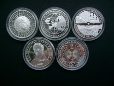 BRD Gedenkmünzen  5 x 10 Euro   in Kapseln